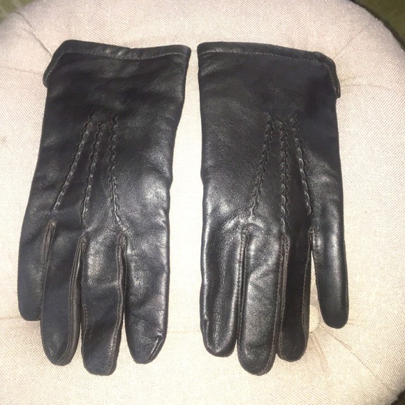 ciré Other - LEATHER/ CASHMERE mens gloves